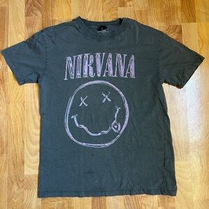 Cotton On Charcoal Oversized Boyfriend Graphic Tee sz S